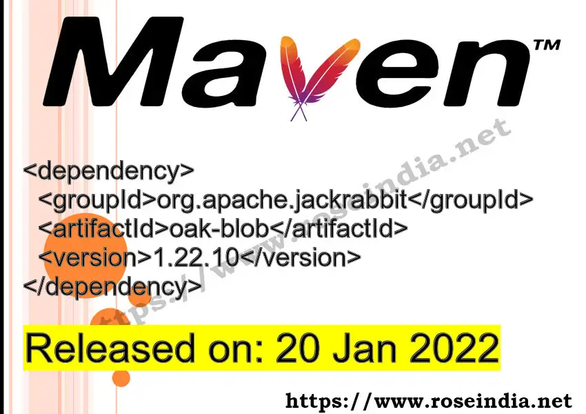 Maven Dependency release