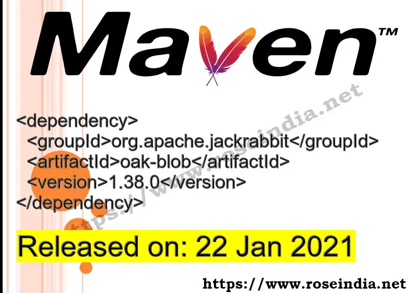 Maven Dependency release