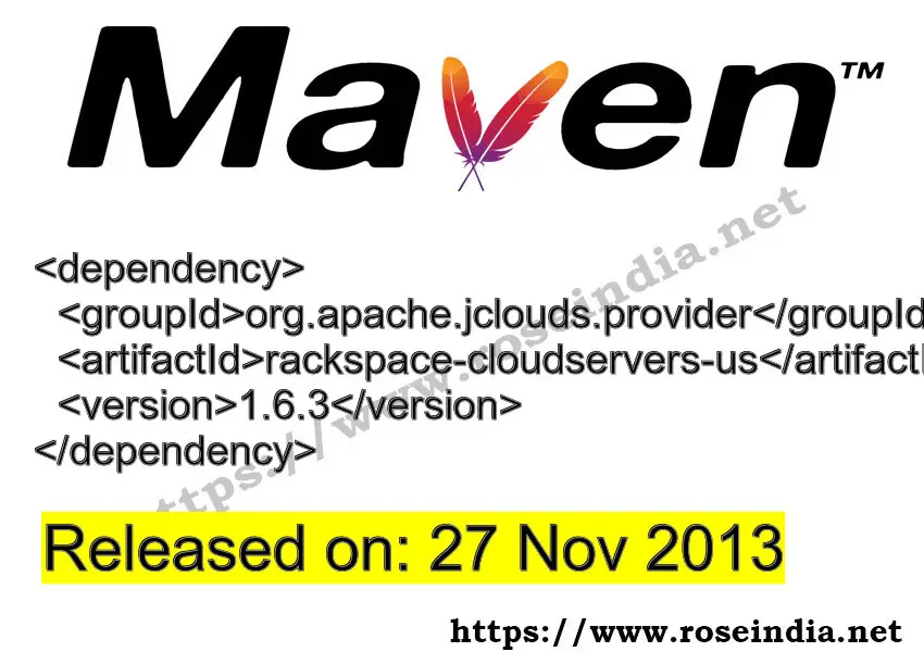 Maven Dependency release