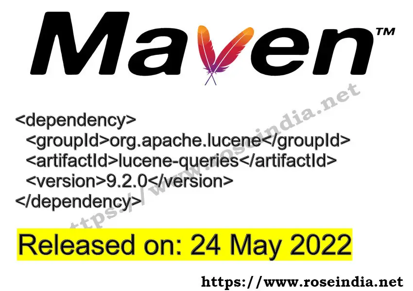 Maven Dependency release