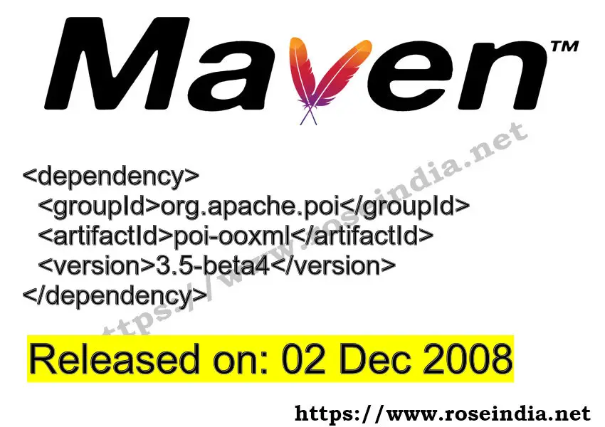 Maven Dependency release