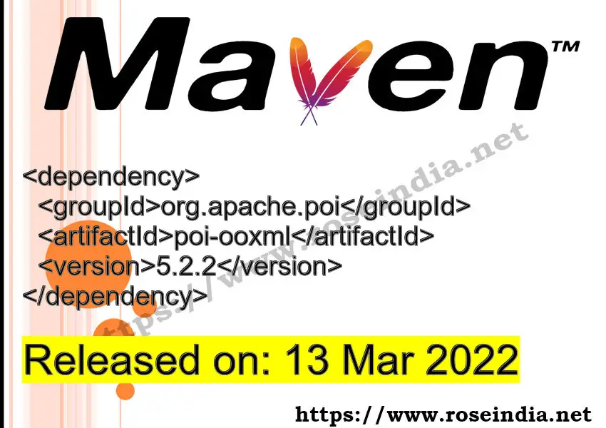 Maven Dependency release