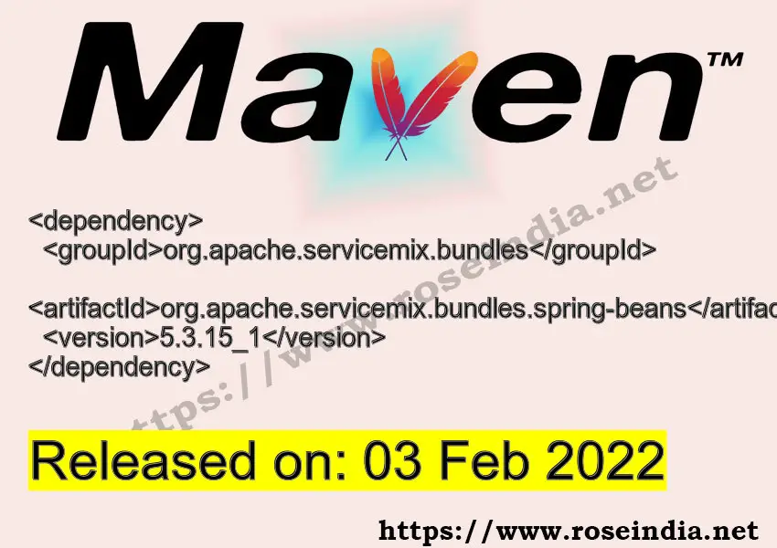 Maven Dependency release