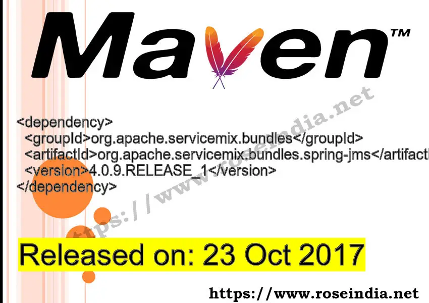 Maven Dependency release