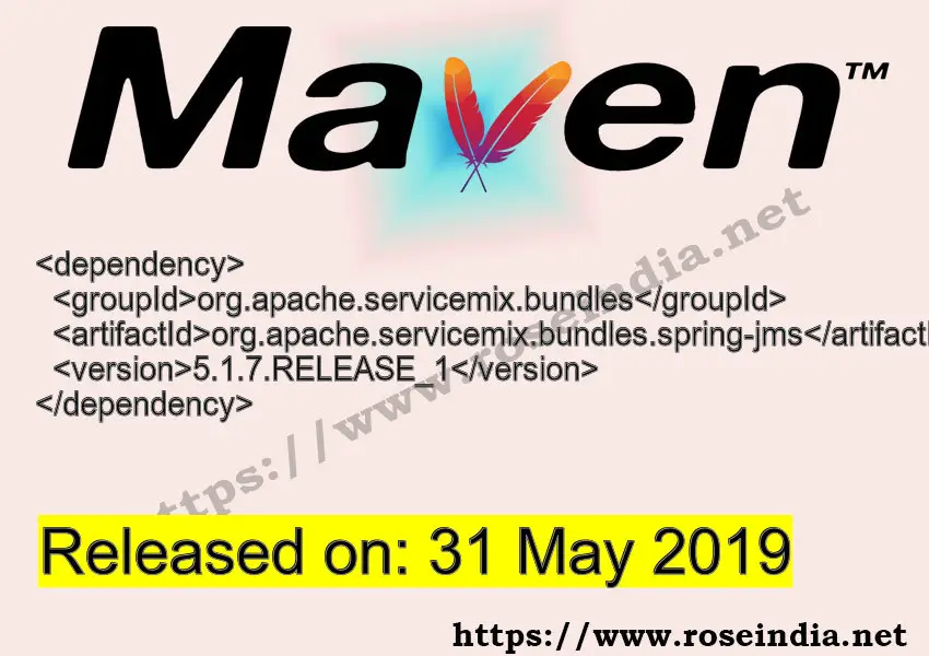 Maven Dependency release