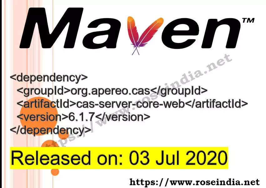 Maven dependency for  GROUP_ID - ARTIFACT_ID version VERSION_ID is released. Learn to use  ARTIFACT_ID version VERSION_ID in Maven based Java projects