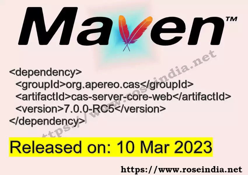 Maven dependency for  GROUP_ID - ARTIFACT_ID version VERSION_ID is released. Learn to use  ARTIFACT_ID version VERSION_ID in Maven based Java projects