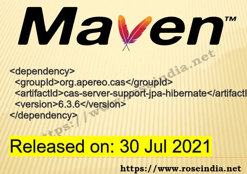 Maven Dependency release