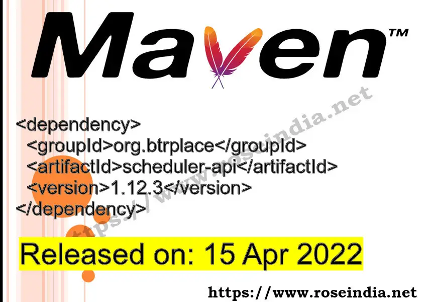 Maven Dependency release