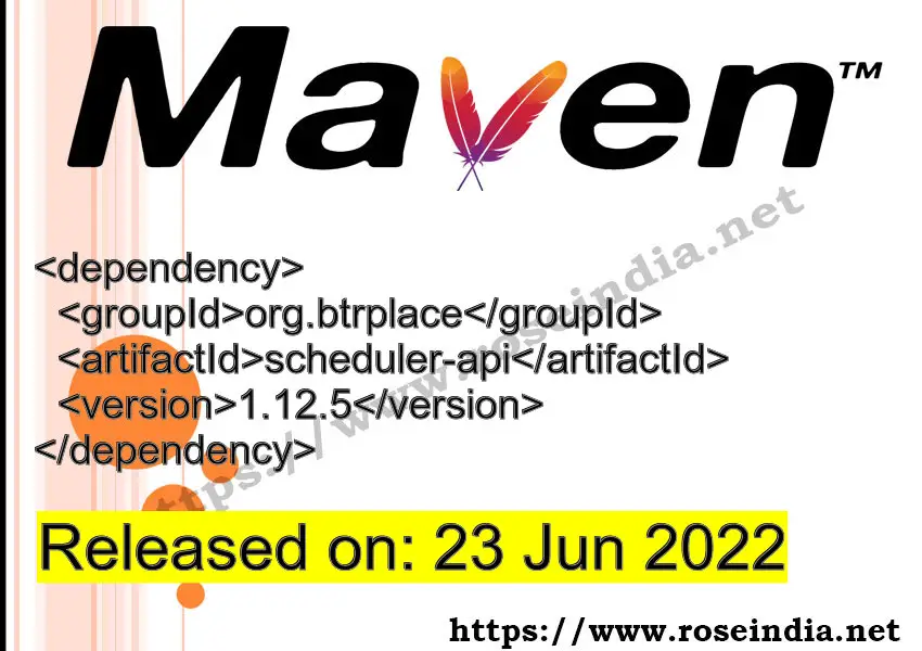 Maven Dependency release