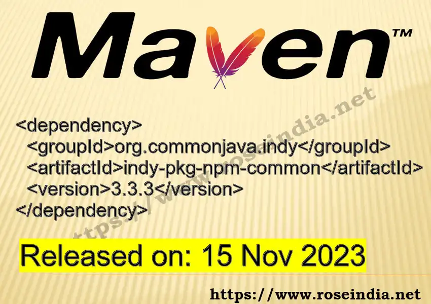 Maven dependency for  GROUP_ID - ARTIFACT_ID version VERSION_ID is released. Learn to use  ARTIFACT_ID version VERSION_ID in Maven based Java projects