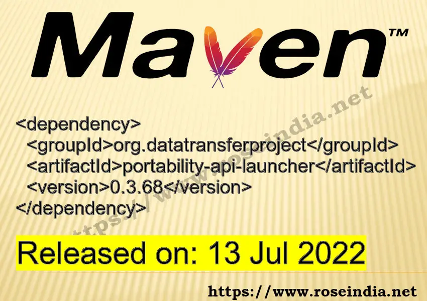 Maven Dependency release