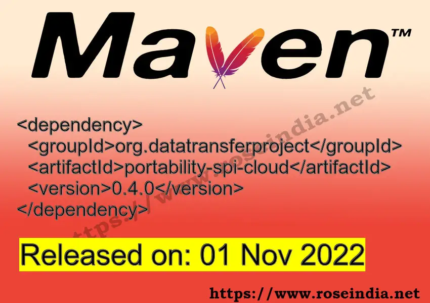 Maven Dependency release