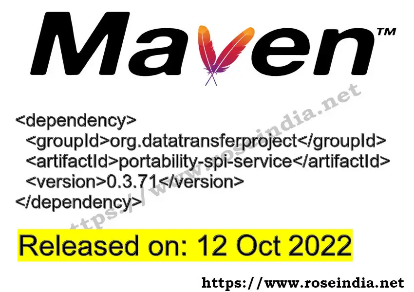 Maven Dependency release