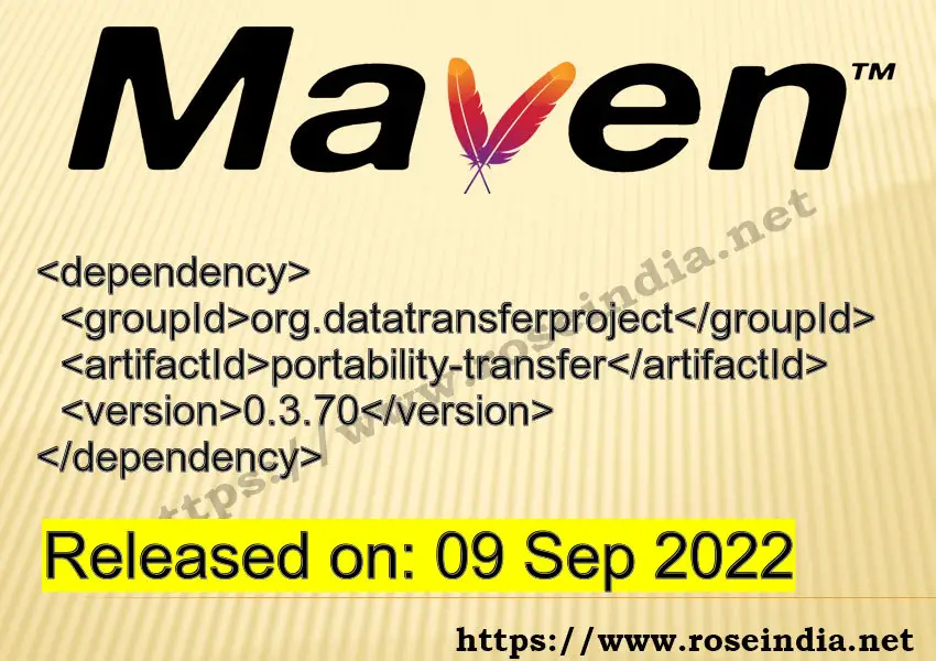 Maven Dependency release