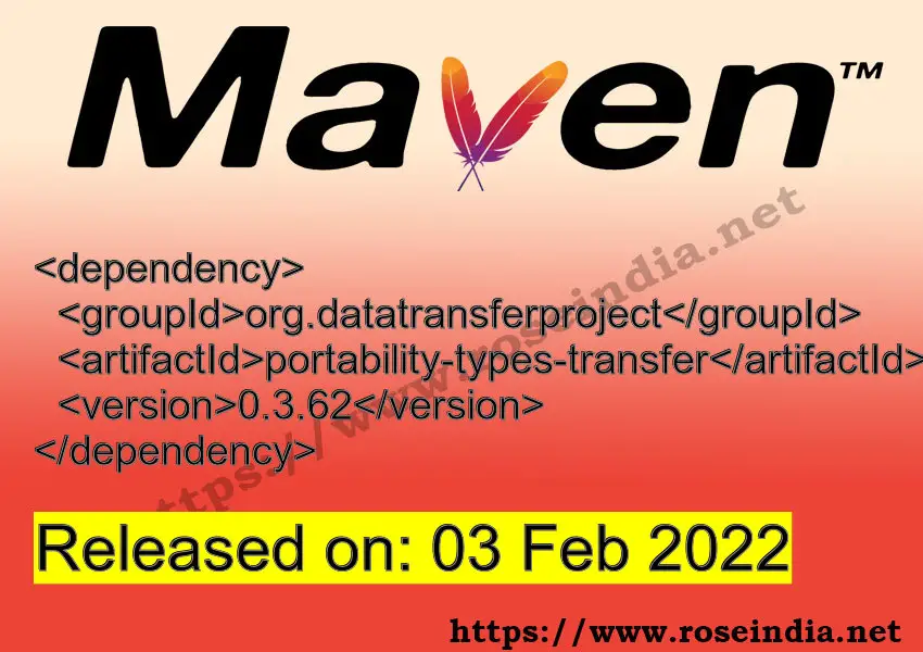 Maven Dependency release