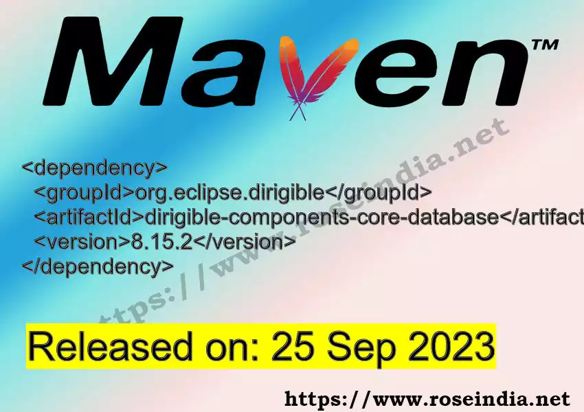 Maven dependency for  GROUP_ID - ARTIFACT_ID version VERSION_ID is released. Learn to use  ARTIFACT_ID version VERSION_ID in Maven based Java projects