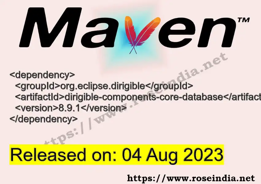 Maven dependency for  GROUP_ID - ARTIFACT_ID version VERSION_ID is released. Learn to use  ARTIFACT_ID version VERSION_ID in Maven based Java projects