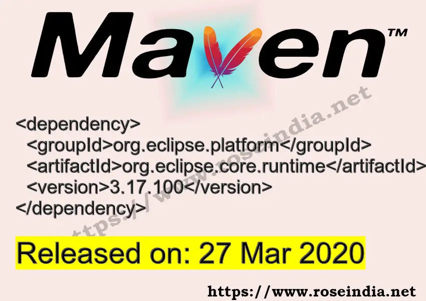 Maven Dependency release