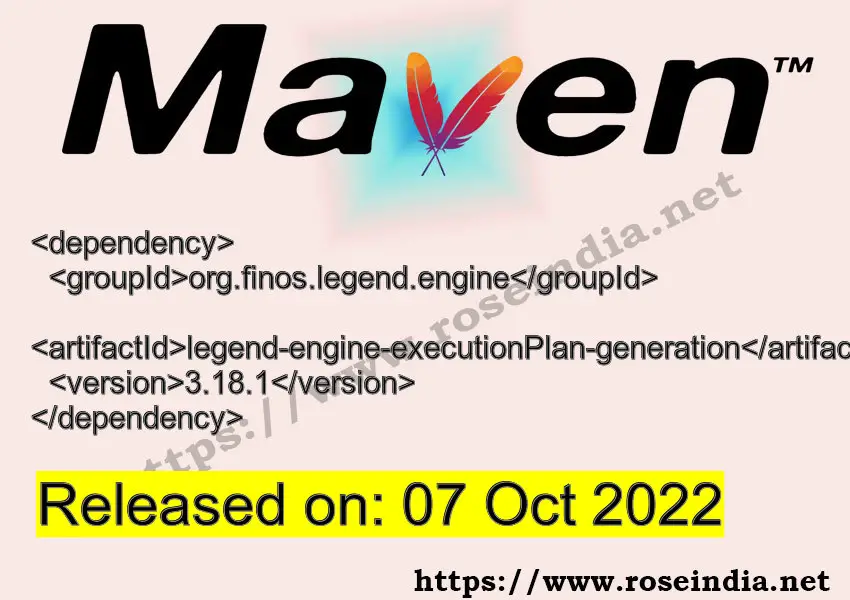 Maven Dependency release