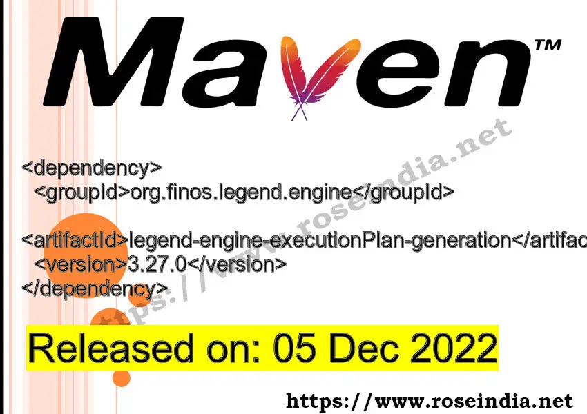 Maven Dependency release