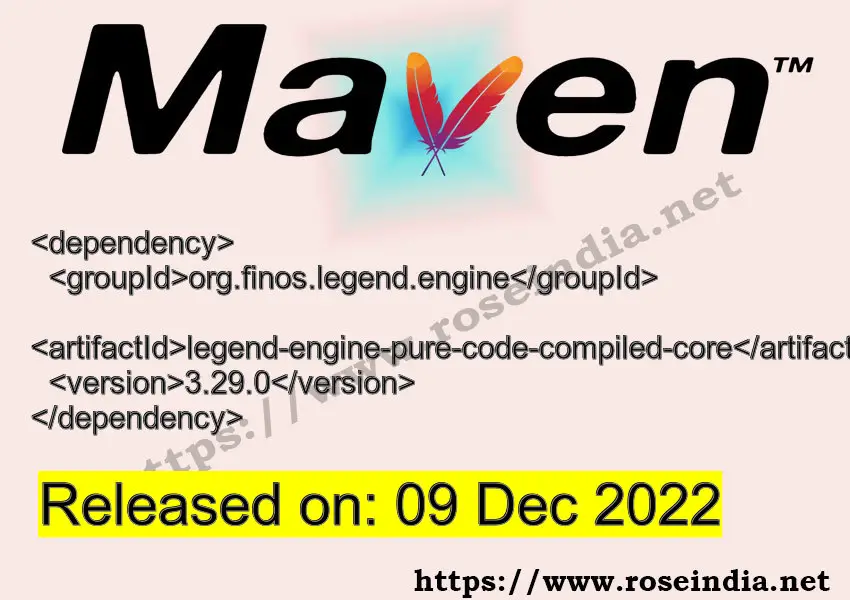 Maven Dependency release