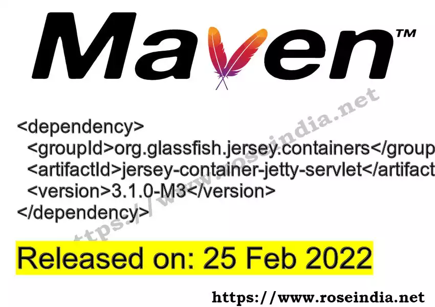 Maven dependency for  GROUP_ID - ARTIFACT_ID version VERSION_ID is released. Learn to use  ARTIFACT_ID version VERSION_ID in Maven based Java projects