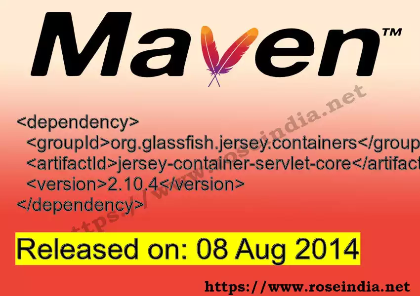 Maven dependency for  GROUP_ID - ARTIFACT_ID version VERSION_ID is released. Learn to use  ARTIFACT_ID version VERSION_ID in Maven based Java projects