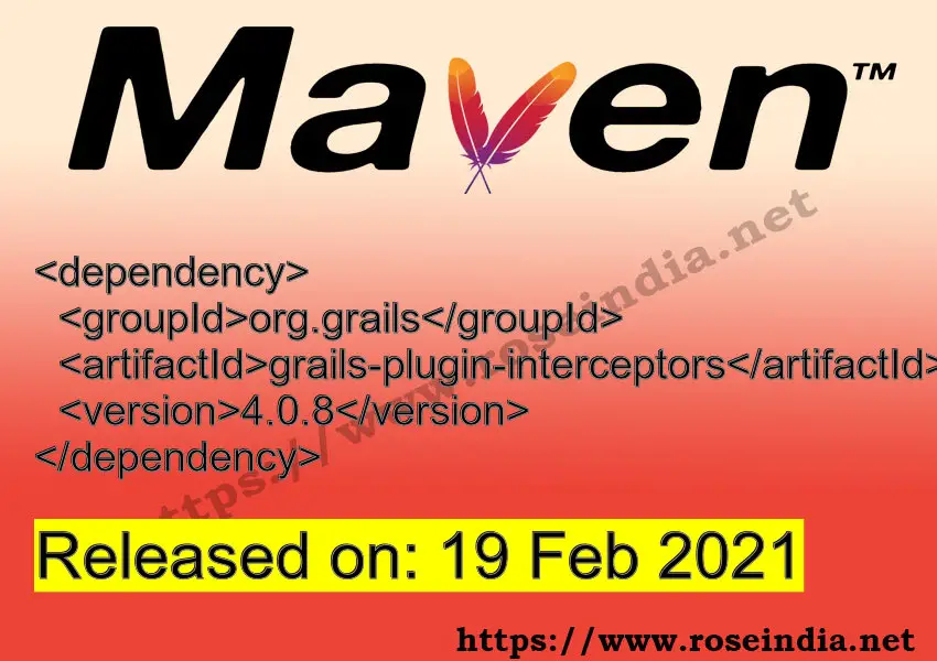 Maven Dependency release