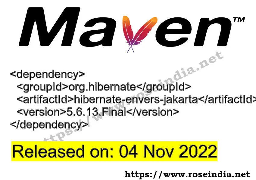 Maven Dependency release