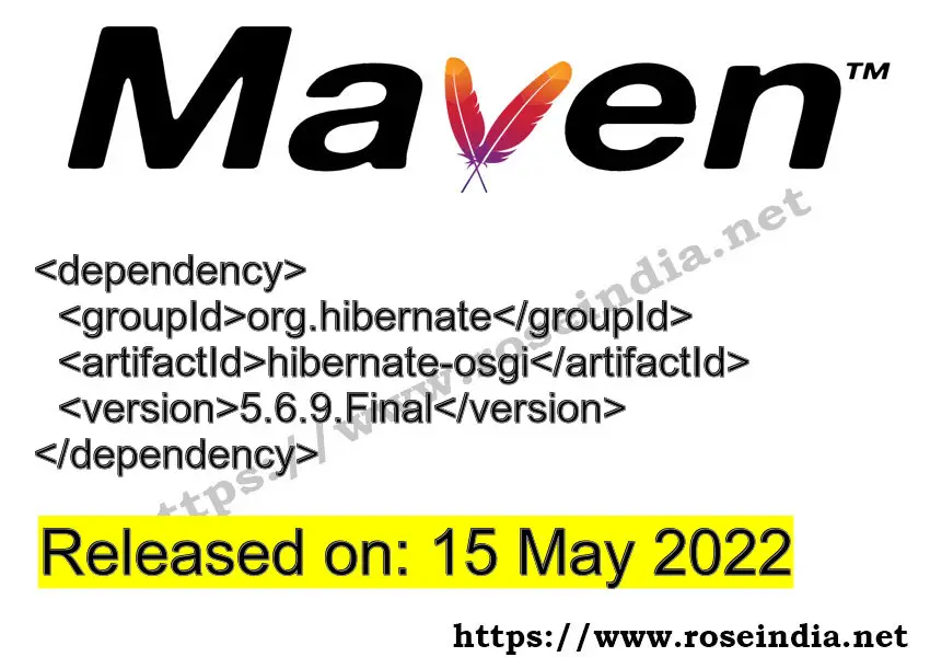 Maven Dependency release