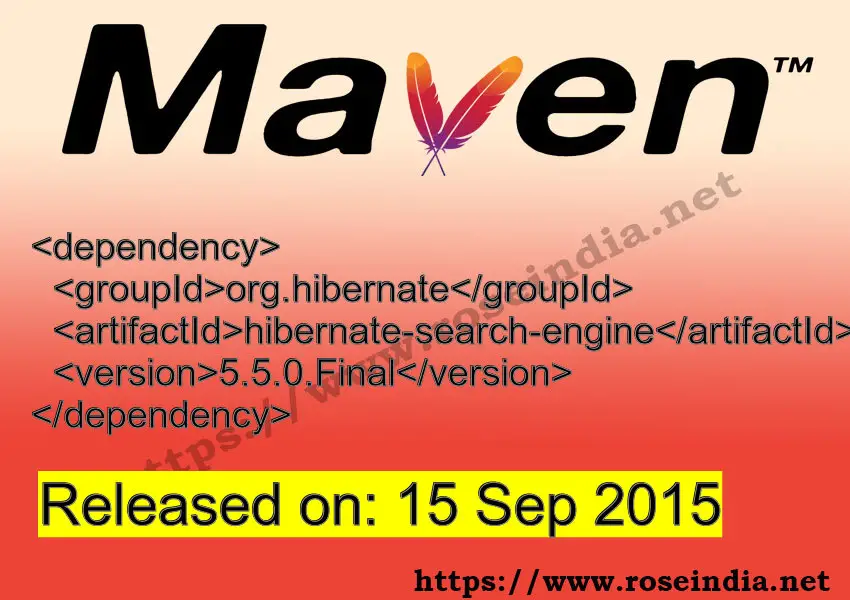 Maven Dependency release