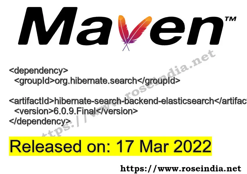 Maven Dependency release