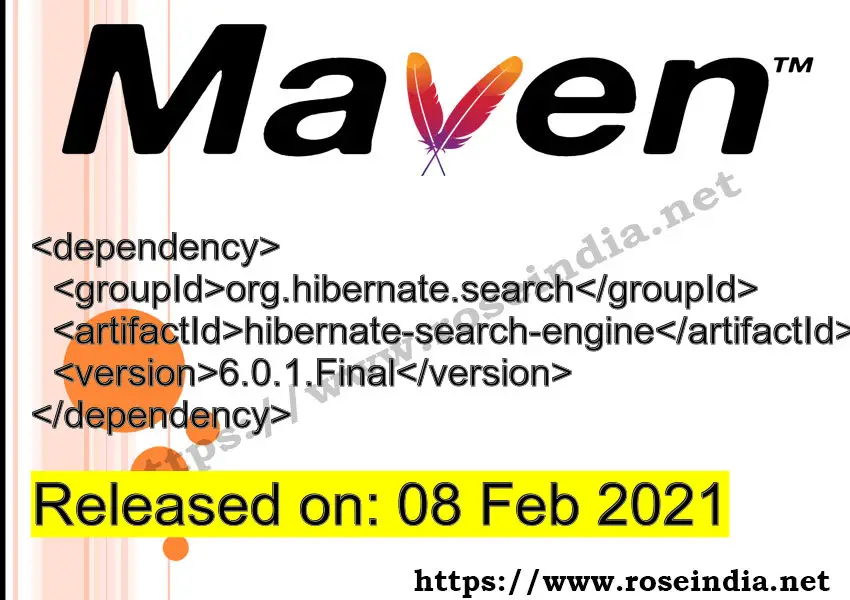 Maven Dependency release