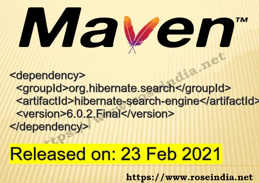 Maven Dependency release