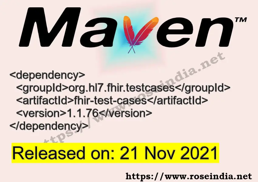 Maven Dependency release