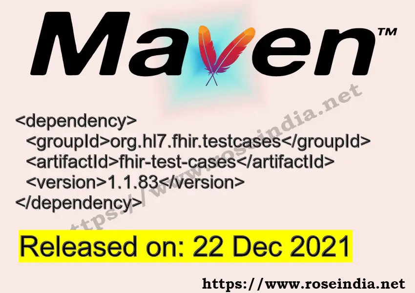 Maven Dependency release