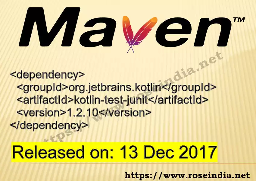 Maven dependency for  GROUP_ID - ARTIFACT_ID version VERSION_ID is released. Learn to use  ARTIFACT_ID version VERSION_ID in Maven based Java projects