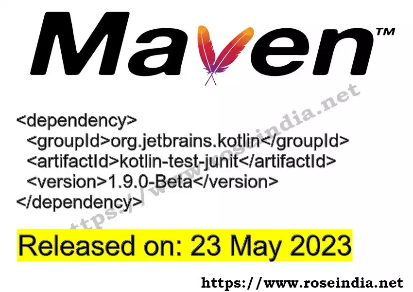 Maven dependency for  GROUP_ID - ARTIFACT_ID version VERSION_ID is released. Learn to use  ARTIFACT_ID version VERSION_ID in Maven based Java projects