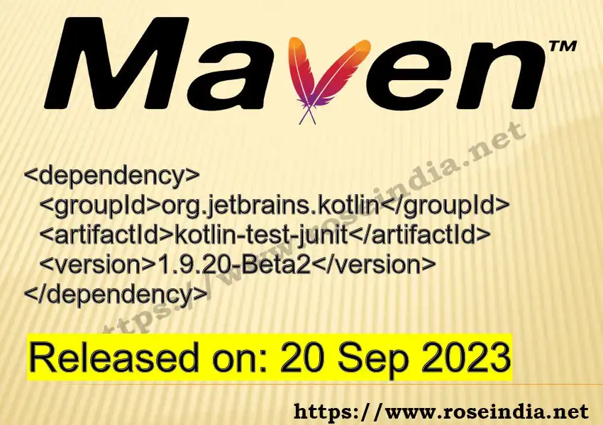 Maven dependency for  GROUP_ID - ARTIFACT_ID version VERSION_ID is released. Learn to use  ARTIFACT_ID version VERSION_ID in Maven based Java projects