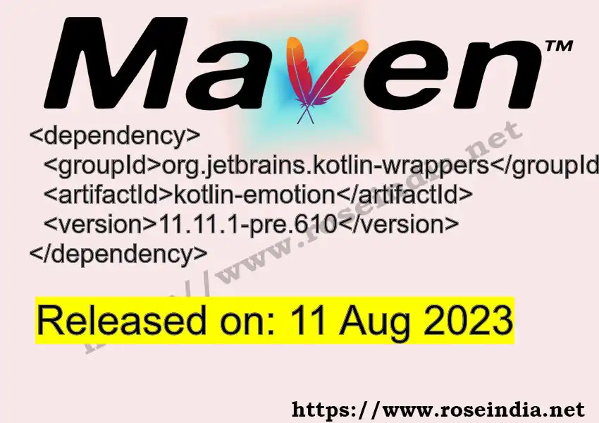 Maven dependency for  GROUP_ID - ARTIFACT_ID version VERSION_ID is released. Learn to use  ARTIFACT_ID version VERSION_ID in Maven based Java projects