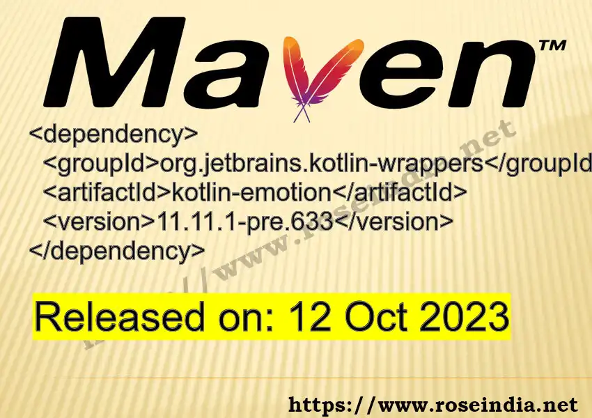 Maven dependency for  GROUP_ID - ARTIFACT_ID version VERSION_ID is released. Learn to use  ARTIFACT_ID version VERSION_ID in Maven based Java projects