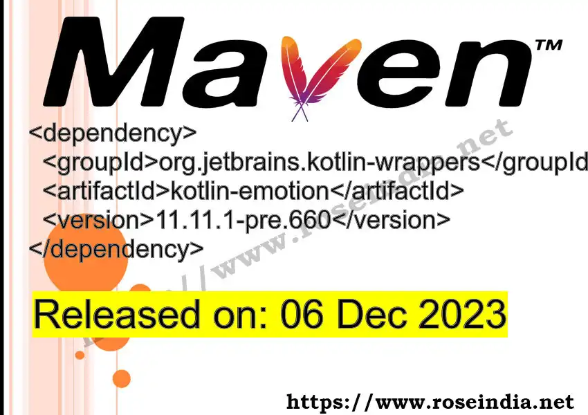 Maven dependency for  GROUP_ID - ARTIFACT_ID version VERSION_ID is released. Learn to use  ARTIFACT_ID version VERSION_ID in Maven based Java projects