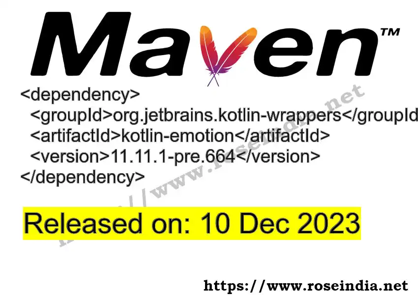 Maven dependency for  GROUP_ID - ARTIFACT_ID version VERSION_ID is released. Learn to use  ARTIFACT_ID version VERSION_ID in Maven based Java projects