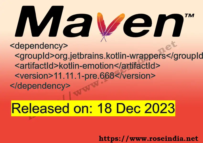 Maven dependency for  GROUP_ID - ARTIFACT_ID version VERSION_ID is released. Learn to use  ARTIFACT_ID version VERSION_ID in Maven based Java projects