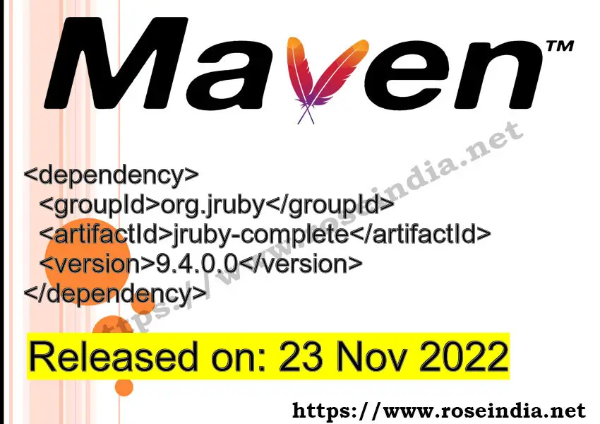 Maven Dependency release