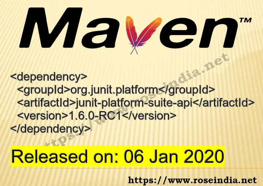 Maven Dependency release