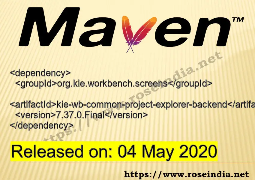 Maven Dependency release