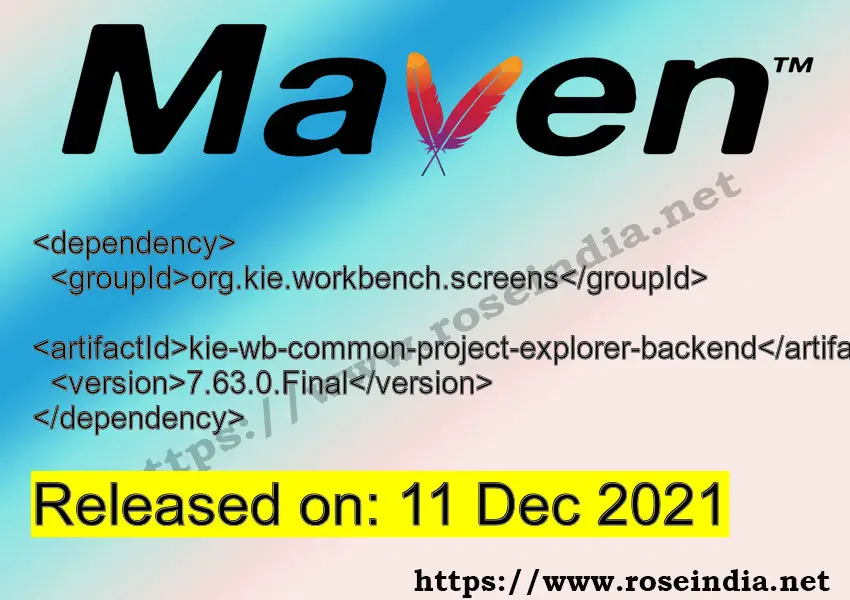 Maven Dependency release