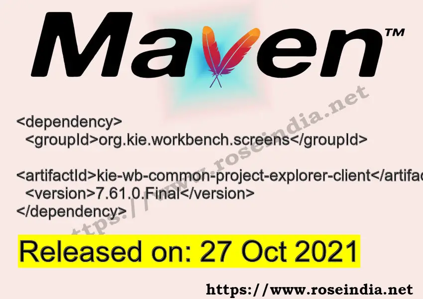 Maven Dependency release